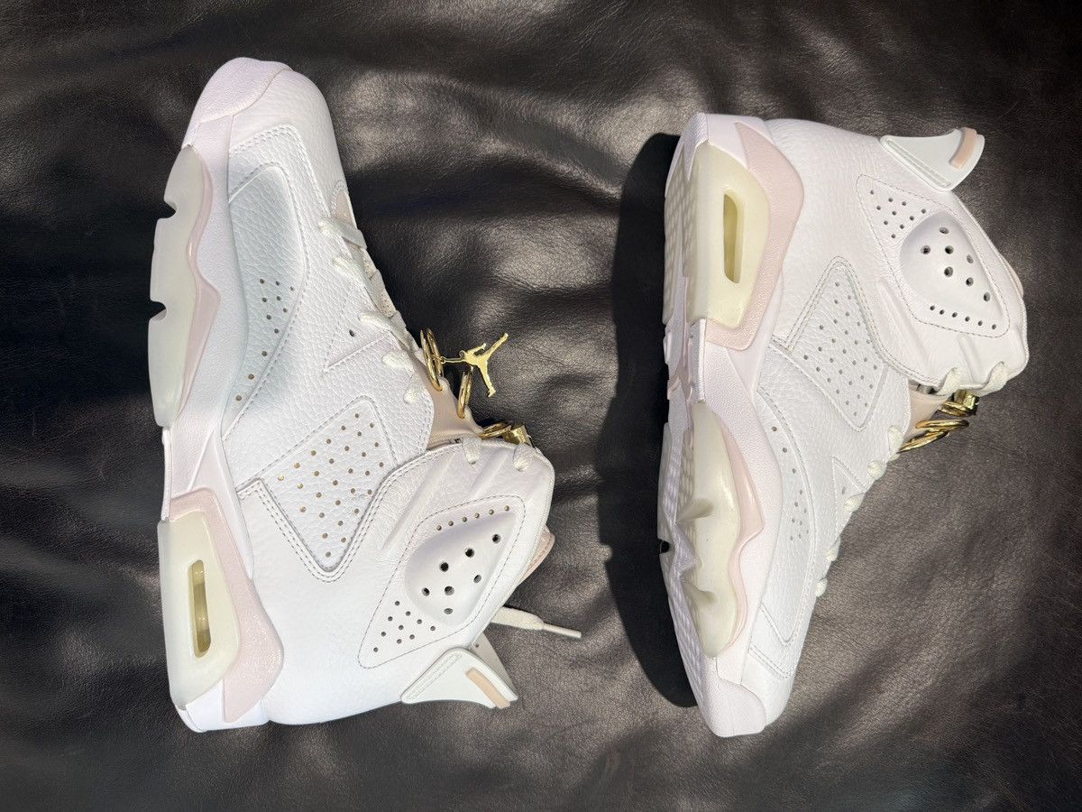 Nike Air Jordan 6 “Gold Hoops” Promo Sample - (Dh9696-100) DS OG Size US 10 / IT 40 - 2 Thumbnail