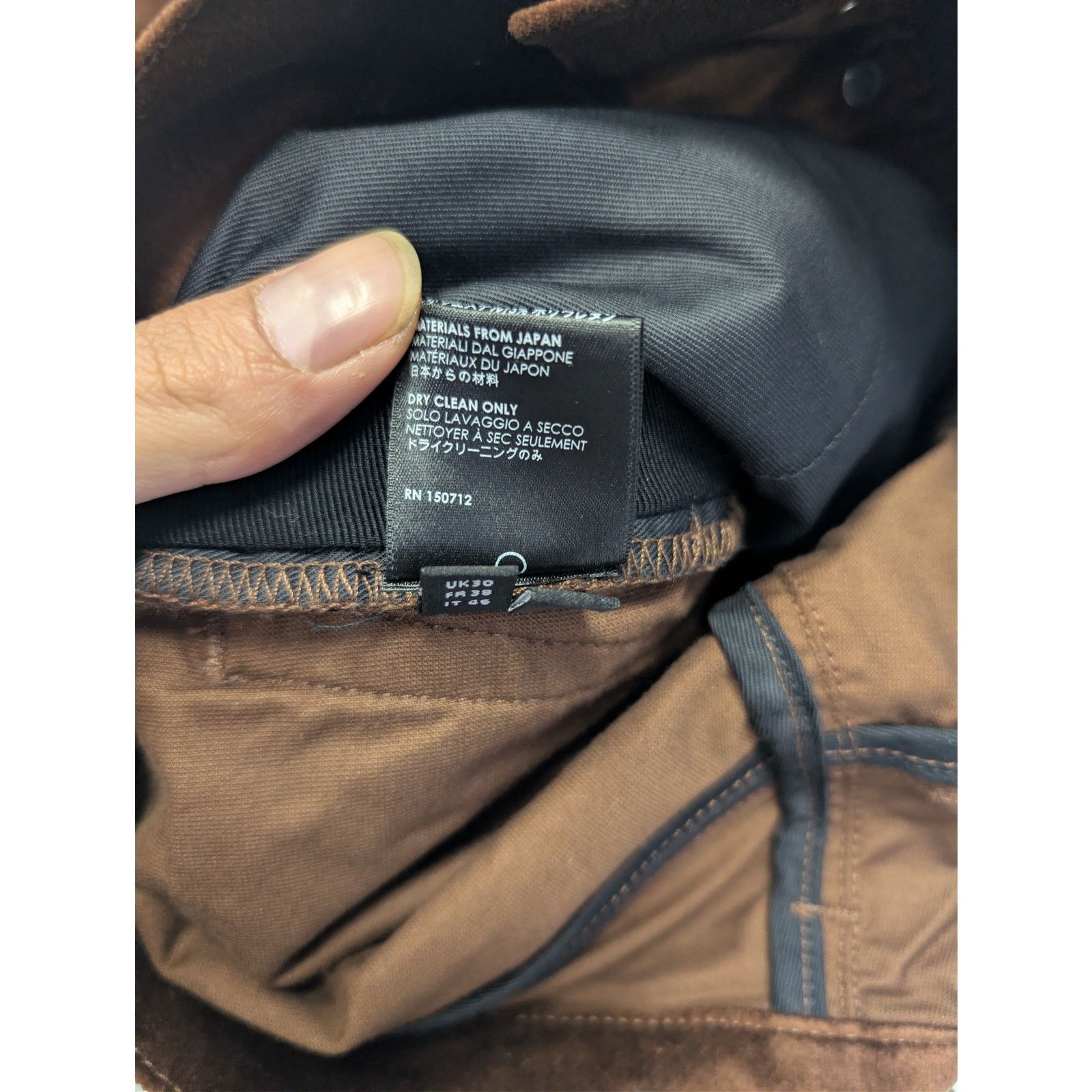 Amiri o1rshd1 Velour Flare Stack Pants in Chocolate Size US 30 / EU 46 - 18 Thumbnail
