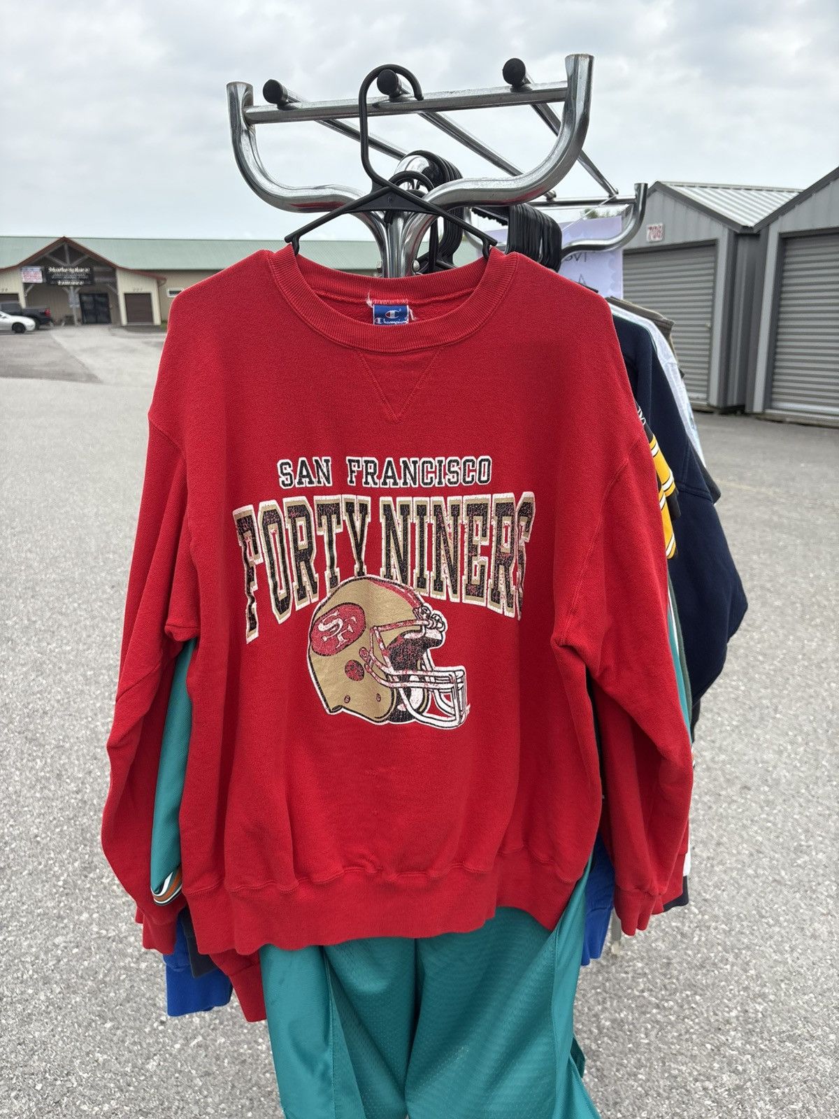 Champion × NFL × Vintage 1990's Champion San Francisco 49 ers Crewneck Sweatshirt Size US XL / EU 56 / 4 - 1 Thumbnail