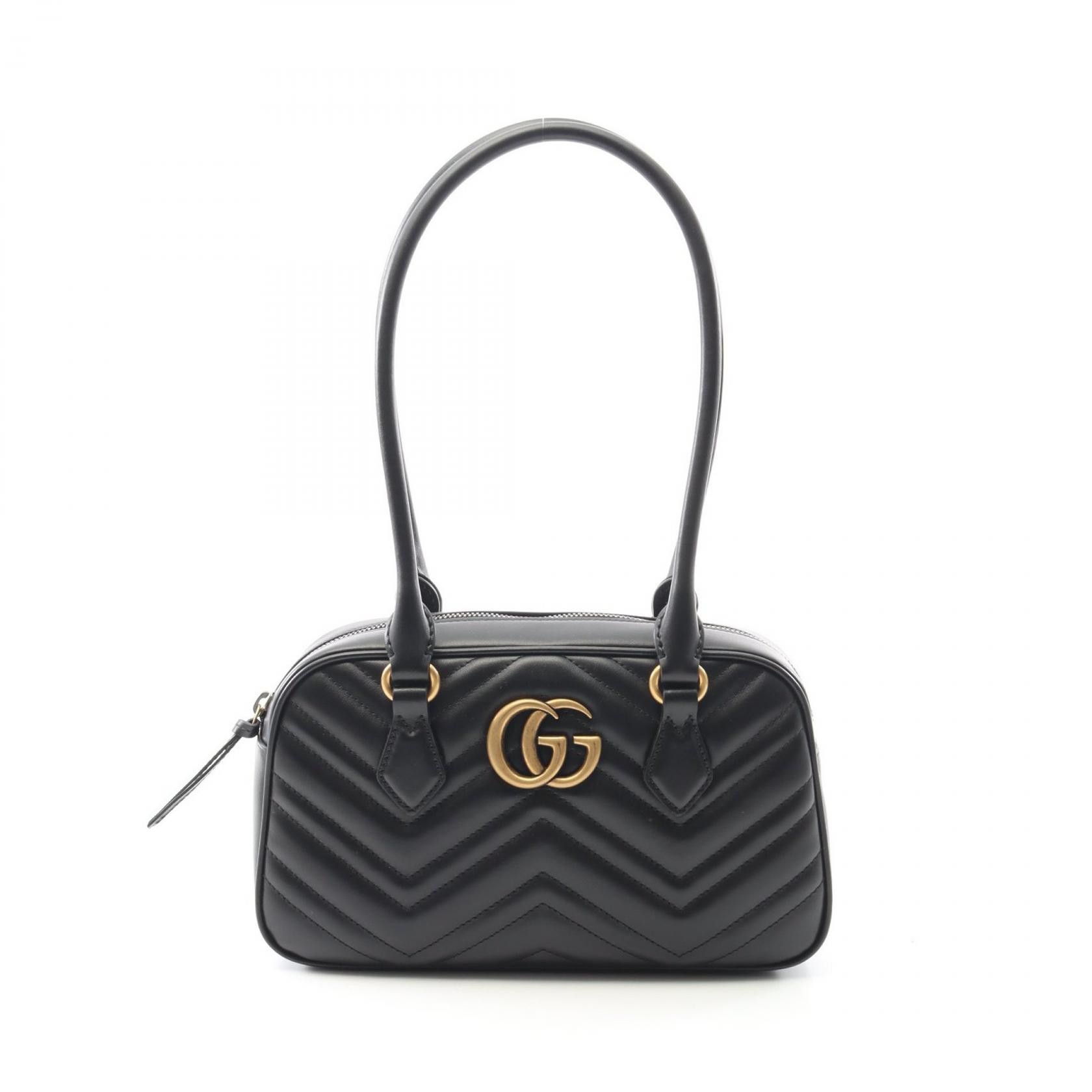 Gucci Gucci Gucci GG Marmont Leather Handbag Leather Handbag 795199AABZB1000 DUTY FREE for USA Size ONE SIZE - 1 Thumbnail