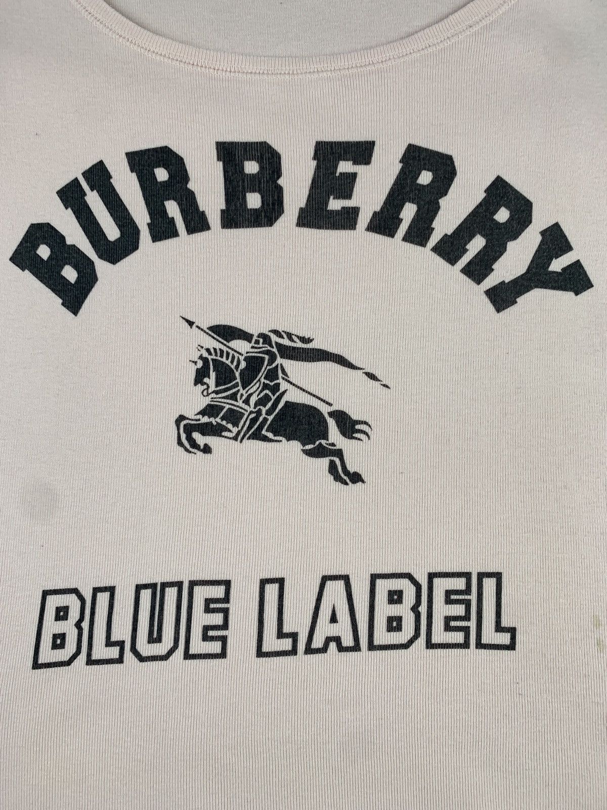 Burberry Blue Label Soft Pink Iconic Horse Graphic Spell Out Tank Top Size L / US 10 / IT 46 - 3 Thumbnail