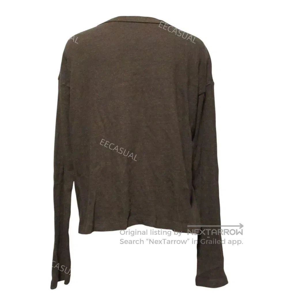 45rpm Brown Ruffle Sleeve Knit Top. Size XS / US 0-2 / IT 36-38 - 2 Thumbnail