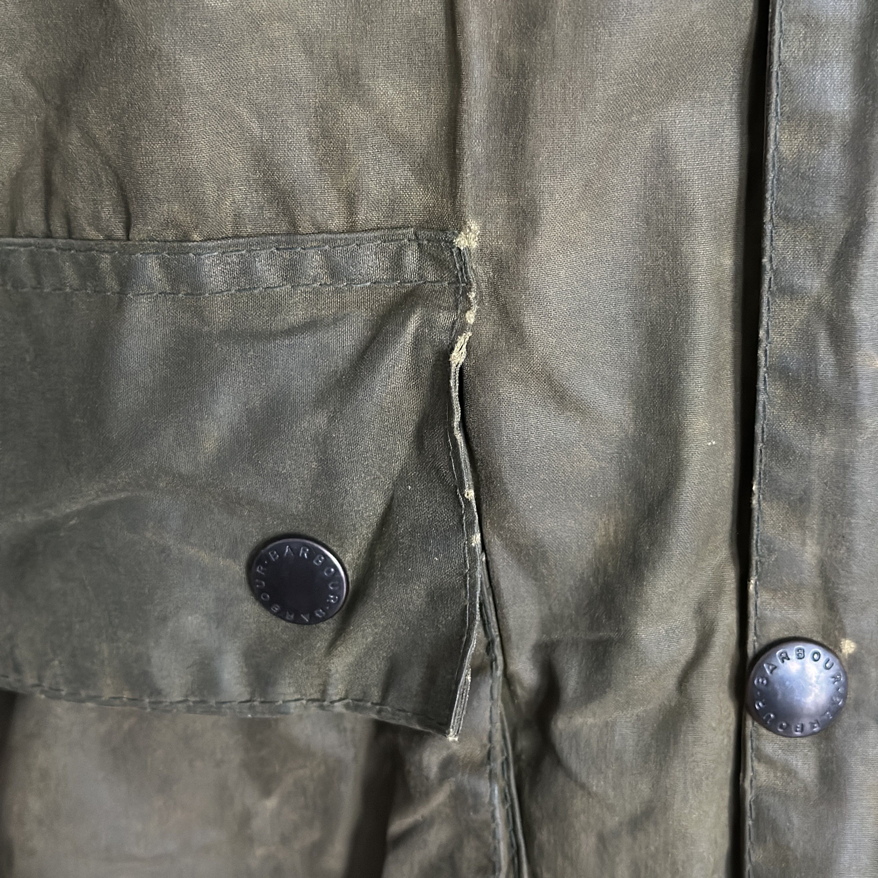 Barbour Vintage BARBOUR A200 Border Wax Jacket C40/102CM England Size US L / EU 52-54 / 3 - 9 Thumbnail