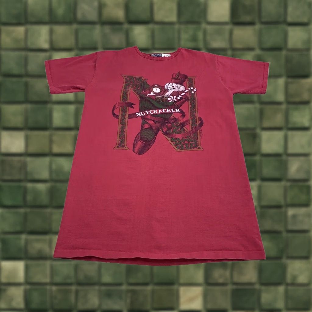 Vintage VINTAGE 1993 MJ Grant Nutcracker Nightshirt Red Womens Christmas Ballet Slipper Short Sleeve Round Neck Cotton L Size L / US 10 / IT 46 - 1 Thumbnail