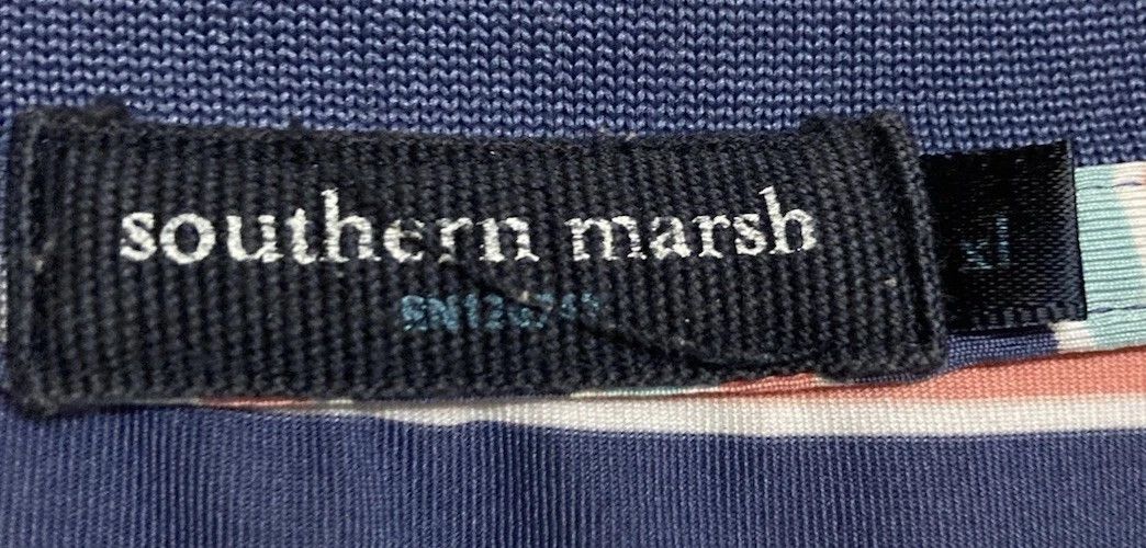 Southern Marsh Southern Marsh Short Sleeve Polo Performance Striped Sz XL Size US XL / EU 56 / 4 - 2 Thumbnail