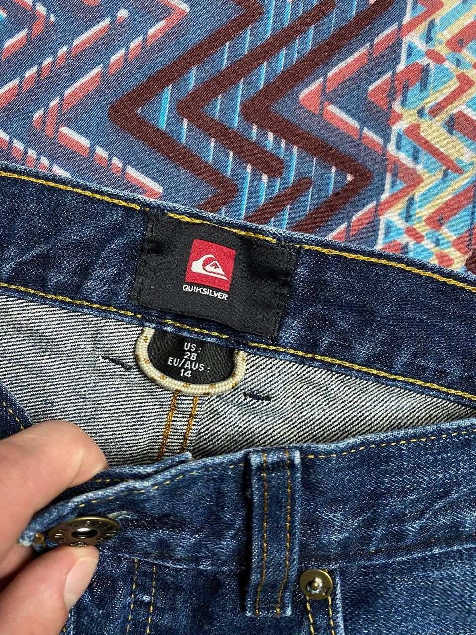 Quiksilver × Vintage Vintage 2000s Quiksilver Baggy Cotton Jeans Men’s Size US 28 / EU 44 - 2 Thumbnail