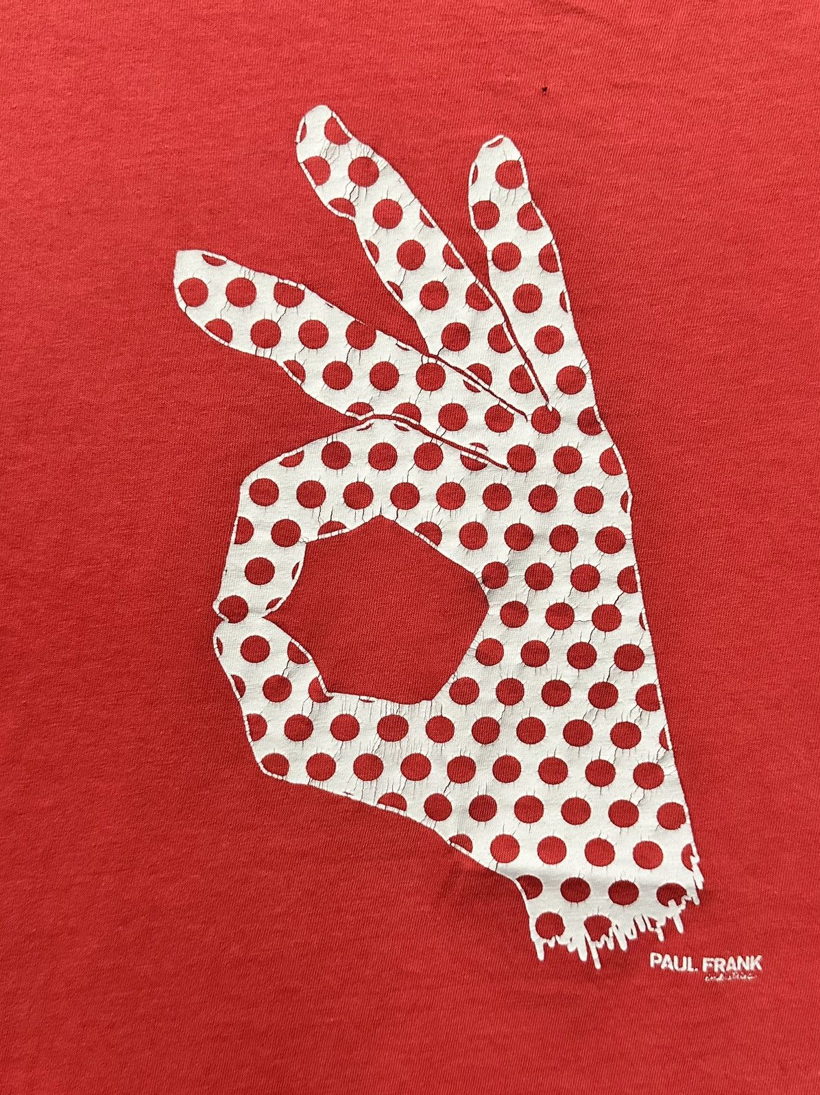 Paul Frank Paul Frank Polka Dot Hand Art Shirt Size US L / EU 52-54 / 3 - 5 Thumbnail