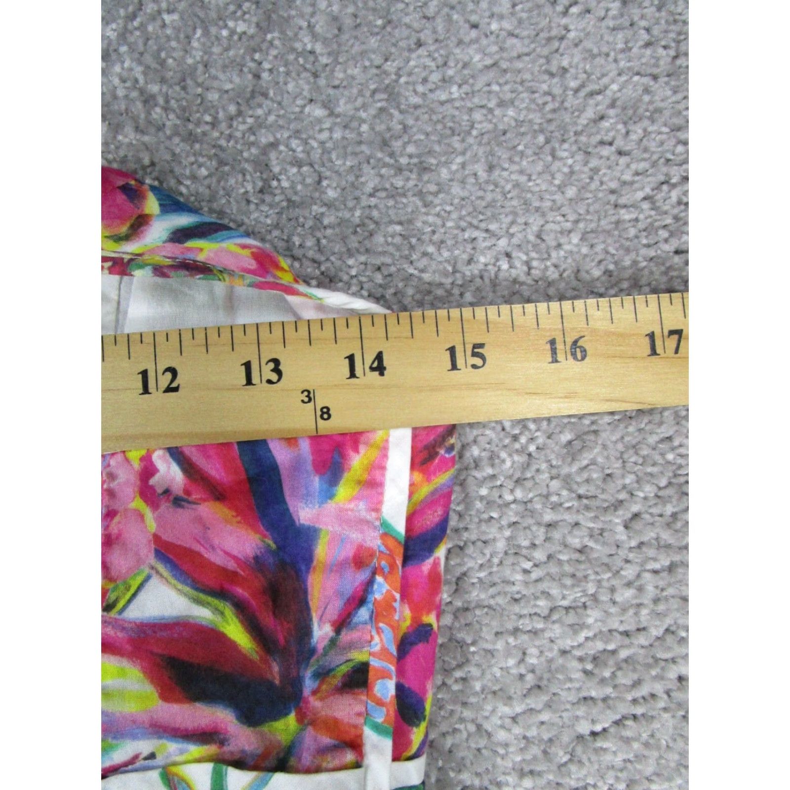 J.Crew VINTAGE J.Crew Dress Womens 4 Pink Green Pineapple Blouson Size S / US 4 / IT 40 - 5 Thumbnail