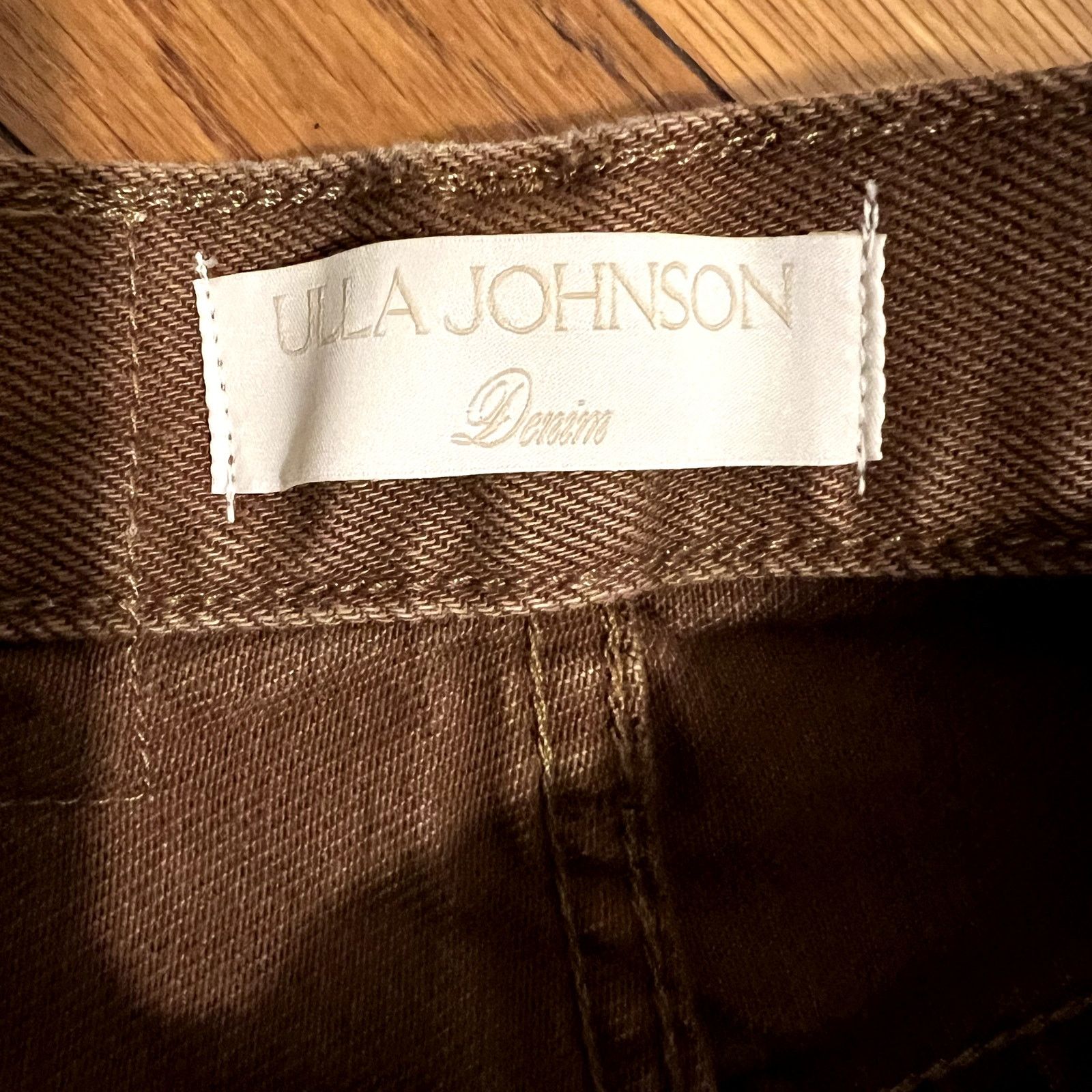 Ulla Johnson ULLA JOHNSON the agnes jean in umber wash brown size 24 Size 24" / US 00 / IT 34 - 10 Thumbnail