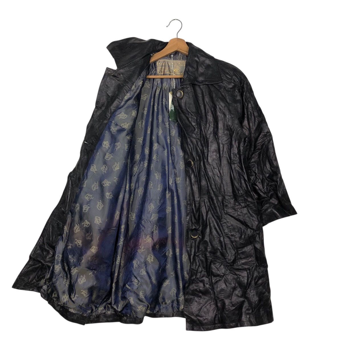 Japanese Brand 📌Vintage Leather Long Jacket Harajuku Mother Issey Miyake Size US M / EU 48-50 / 2 - 13 Thumbnail