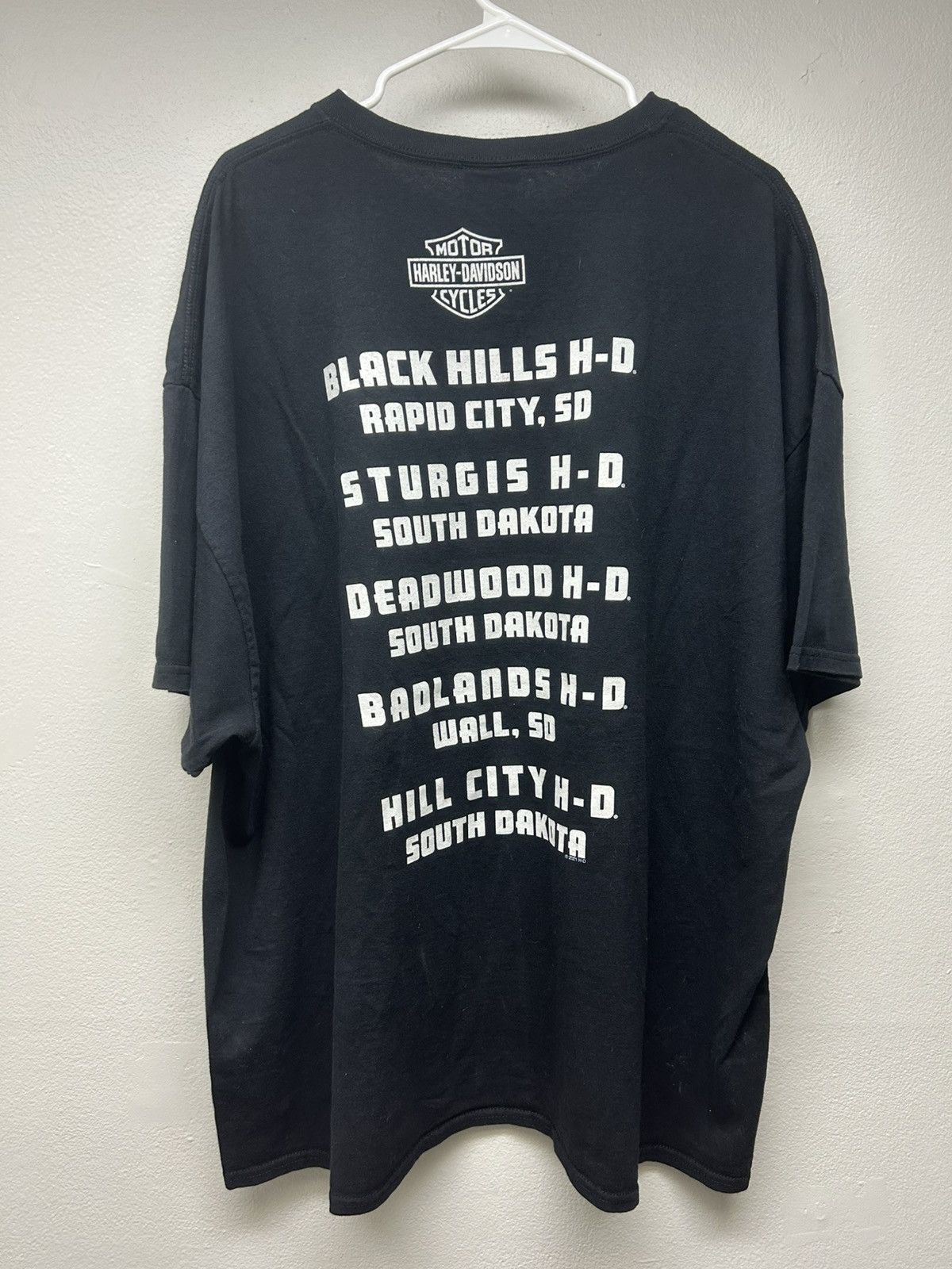 Harley Davidson Harley Davison Sturgis Eagle Logo Black Tshirt Size US XXL / EU 58 / 5 - 4 Thumbnail