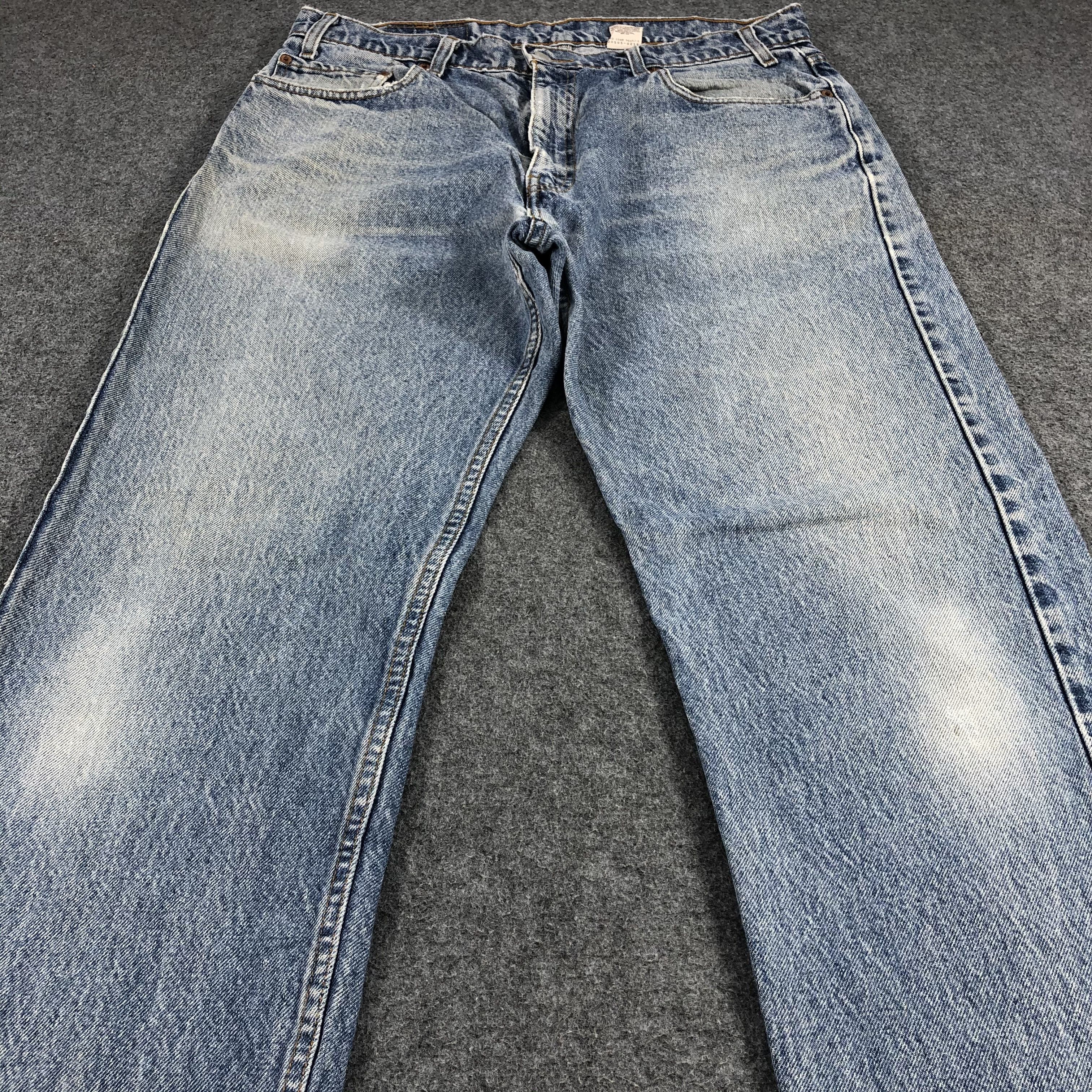 Levi's Vintage 90s Levis 505 Stone Wash Jeans-JM1119A Size US 36 / EU 52 - 3 Thumbnail