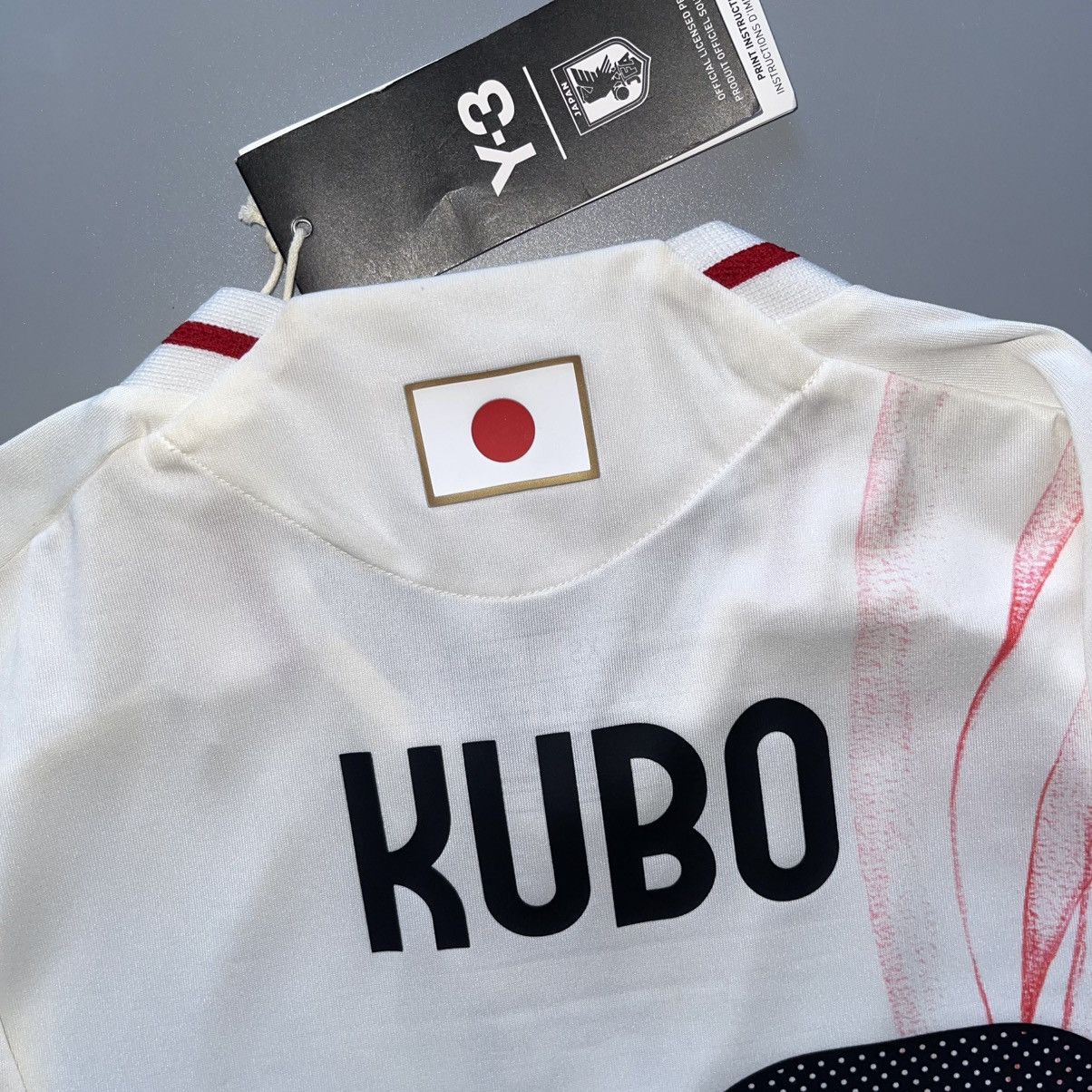 Adidas × Vintage NWT JAPAN ADIDAS Y-3 2024 SOCCER AWAY JERSEY #20 KUBO Size US XS / EU 42 / 0 - 11 Thumbnail