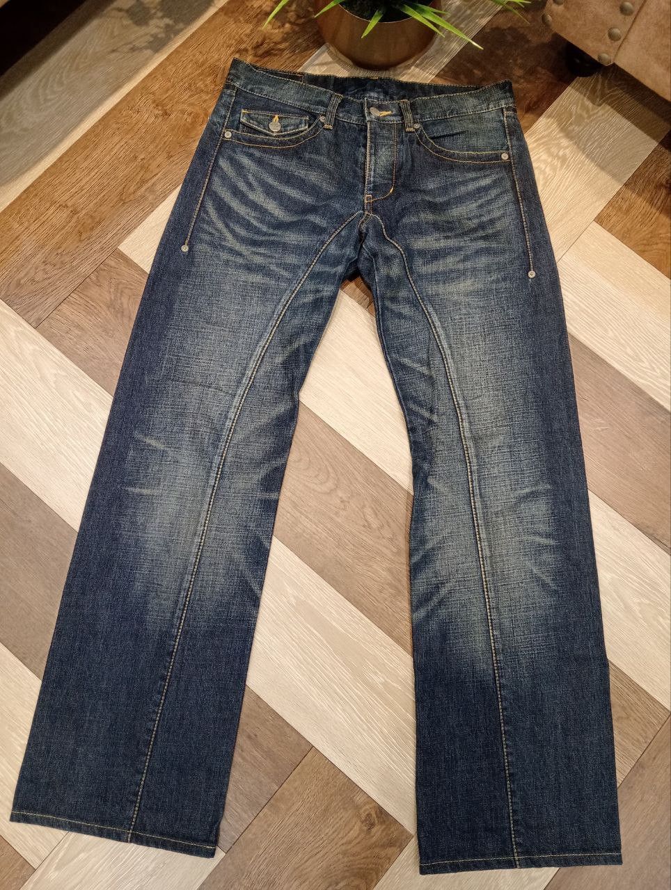 Takeo Kikuchi TAKEO KIKUCHI JAPAN WIDE LEG BLUE DENIM JEANS - SIZE 2 Size US 32 / EU 48 - 3 Thumbnail
