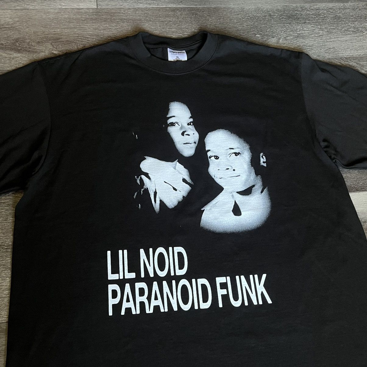 Rap Tees Lil Noid Paranoid Funk Album Rap Graphic Logo T Shirt Size US XL / EU 56 / 4 - 3 Thumbnail