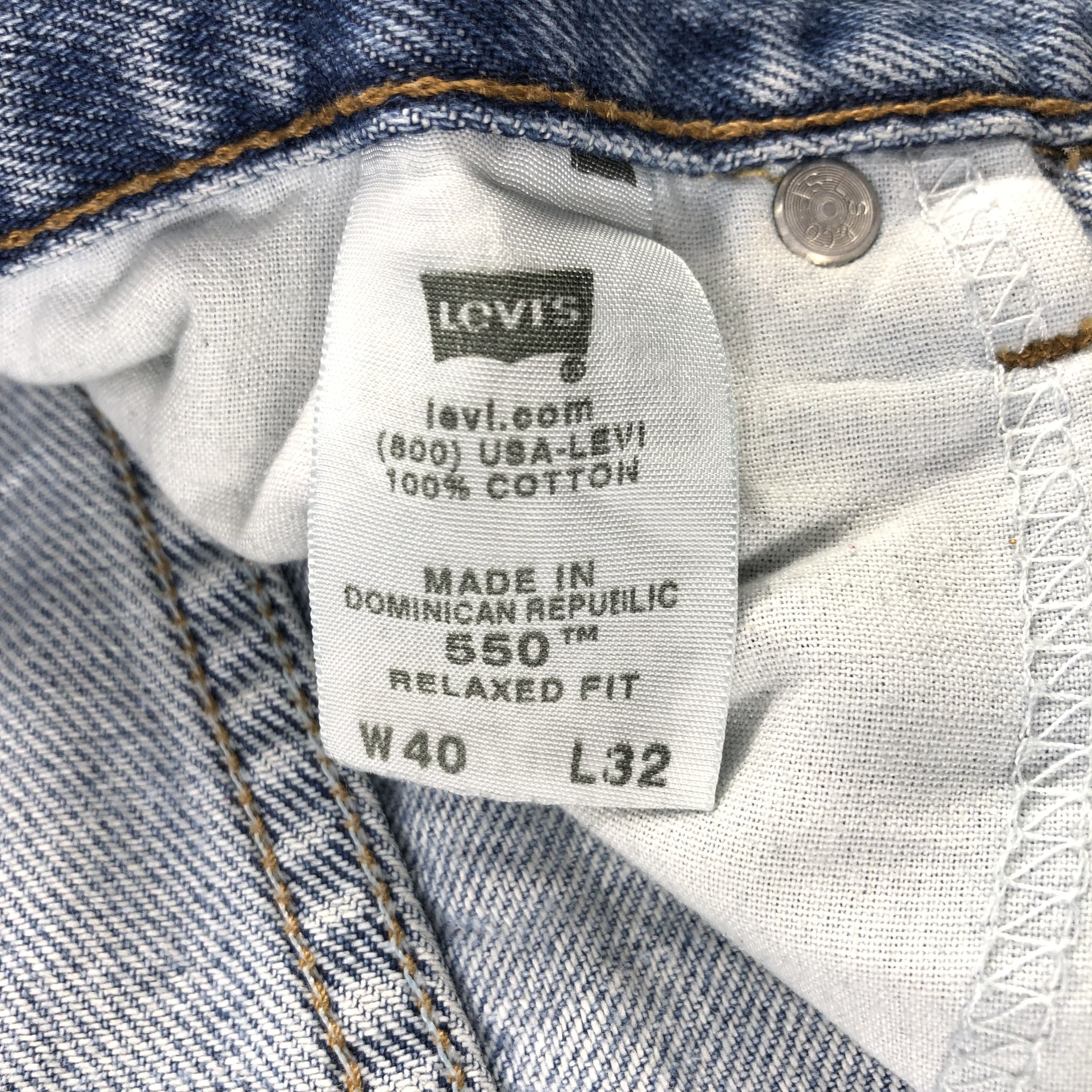 Levi's × Vintage Vintage Blue Wash Levis 550 Jeans-JM2943 Size US 39 - 15 Thumbnail