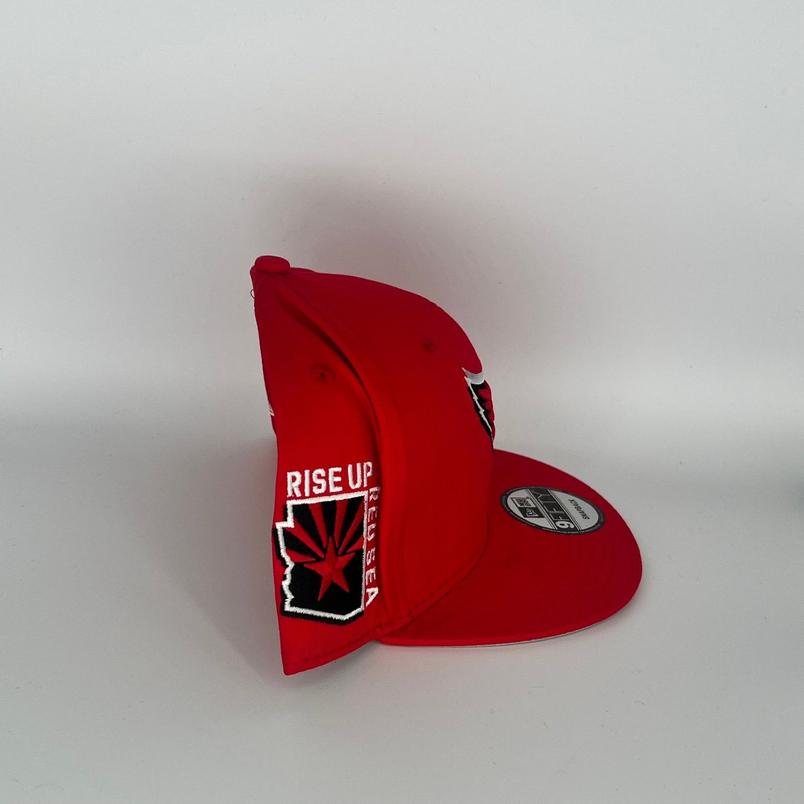 New Era Red Arizona Cardinals Rise Up Red Sea Side Patch New Era MLB Size ONE SIZE - 3 Thumbnail