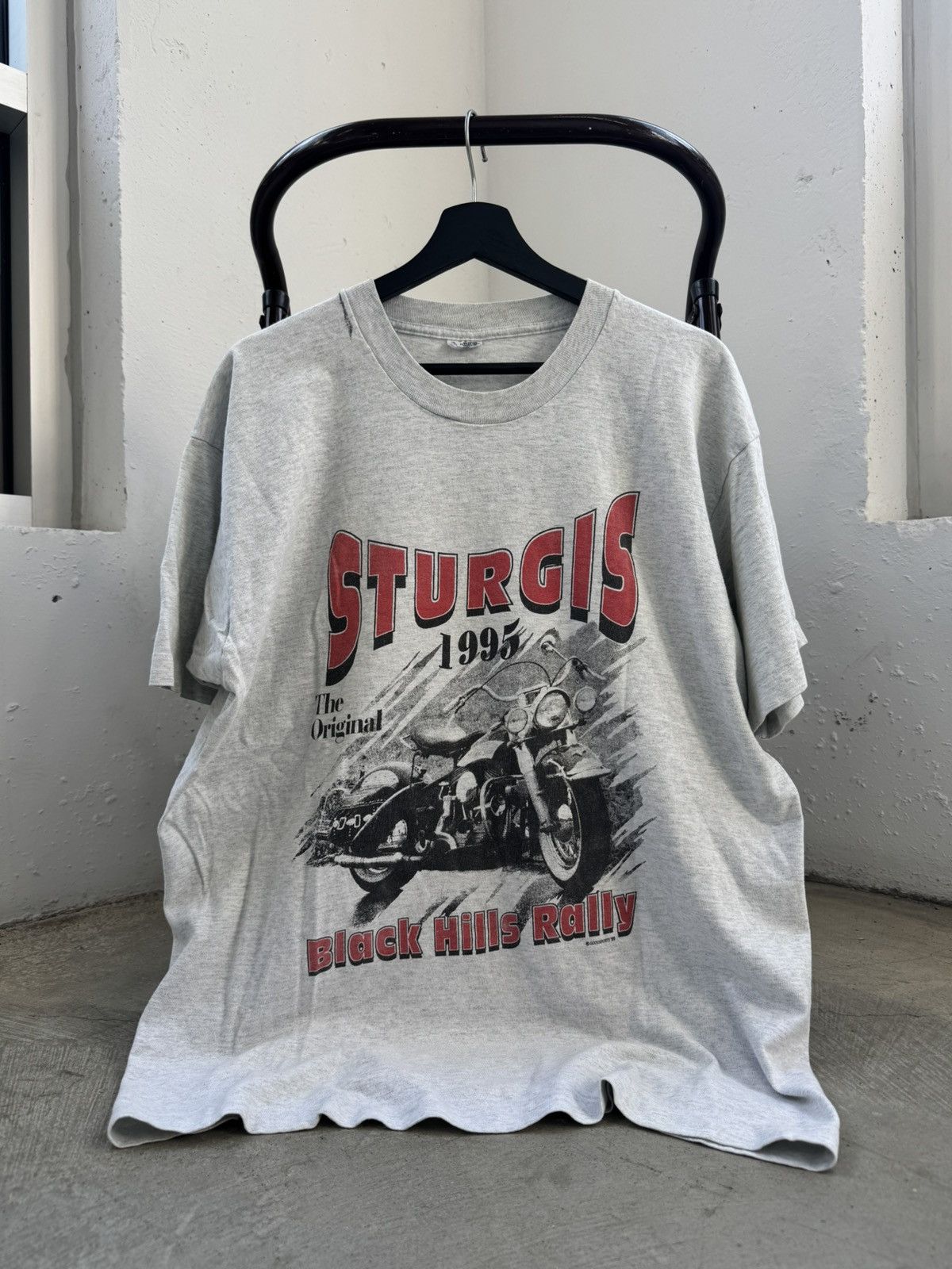 Harley Davidson Vintage 90s Harley Style Sturgis Black Hill Rally Tee Size US XL / EU 56 / 4 - 1 Thumbnail