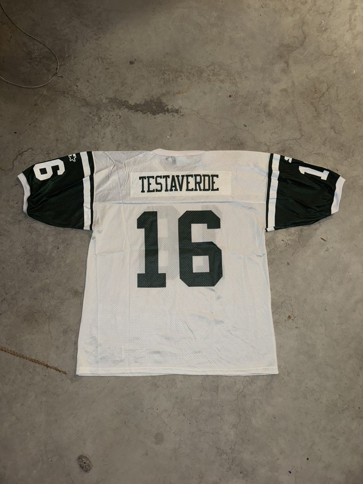 Starter Vintage 1997 Vinny Testaverde #16 New York Jets Away Jersey Size US XL / EU 56 / 4 - 2 Thumbnail