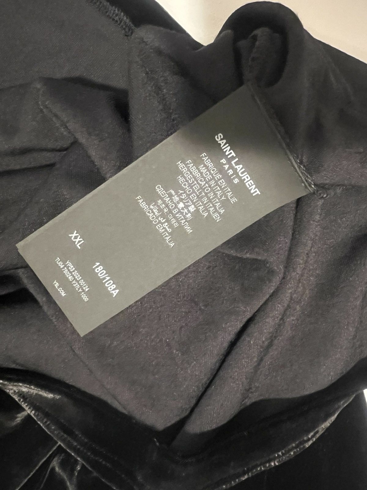 Saint Laurent Paris Saint Laurent men’s velvet turtleneck. XXL. $1390 Size US XXL / EU 58 / 5 - 9 Thumbnail