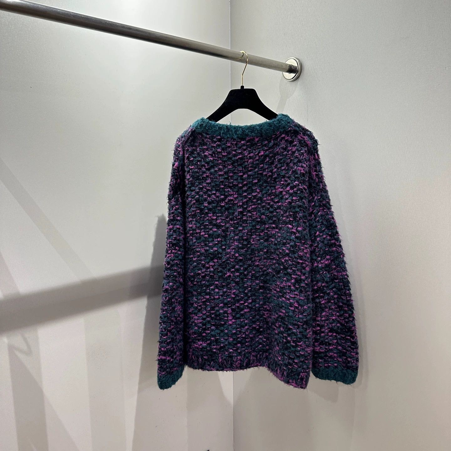 Chanel Chanel may804 23B Colorblocked 4-Pocket Silk Knit Cardy 38 Size S / US 4 / IT 40 - 2 Thumbnail