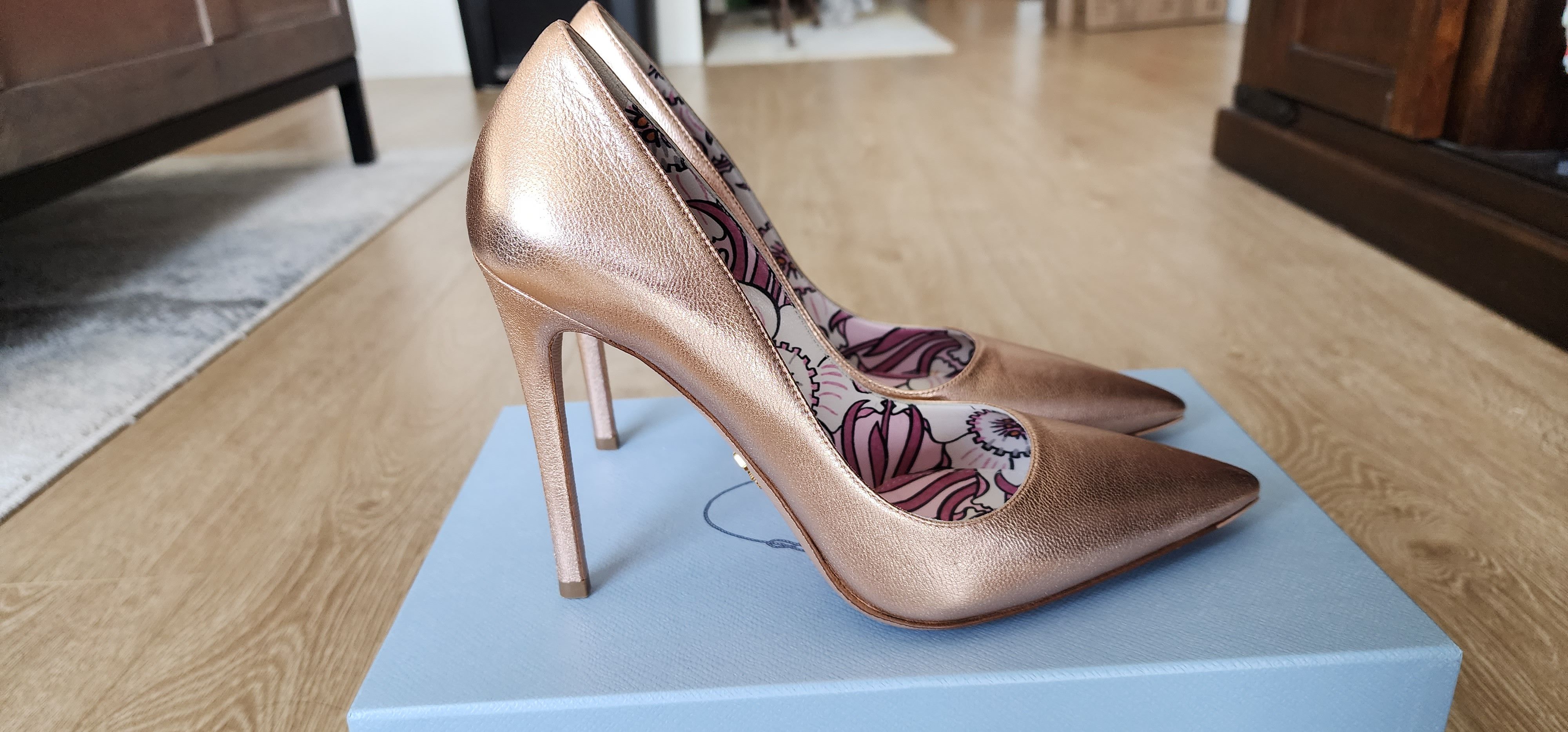 Prada Prada Clazature Donna Leather pump Size US 9.5 / IT 39.5 - 4 Thumbnail