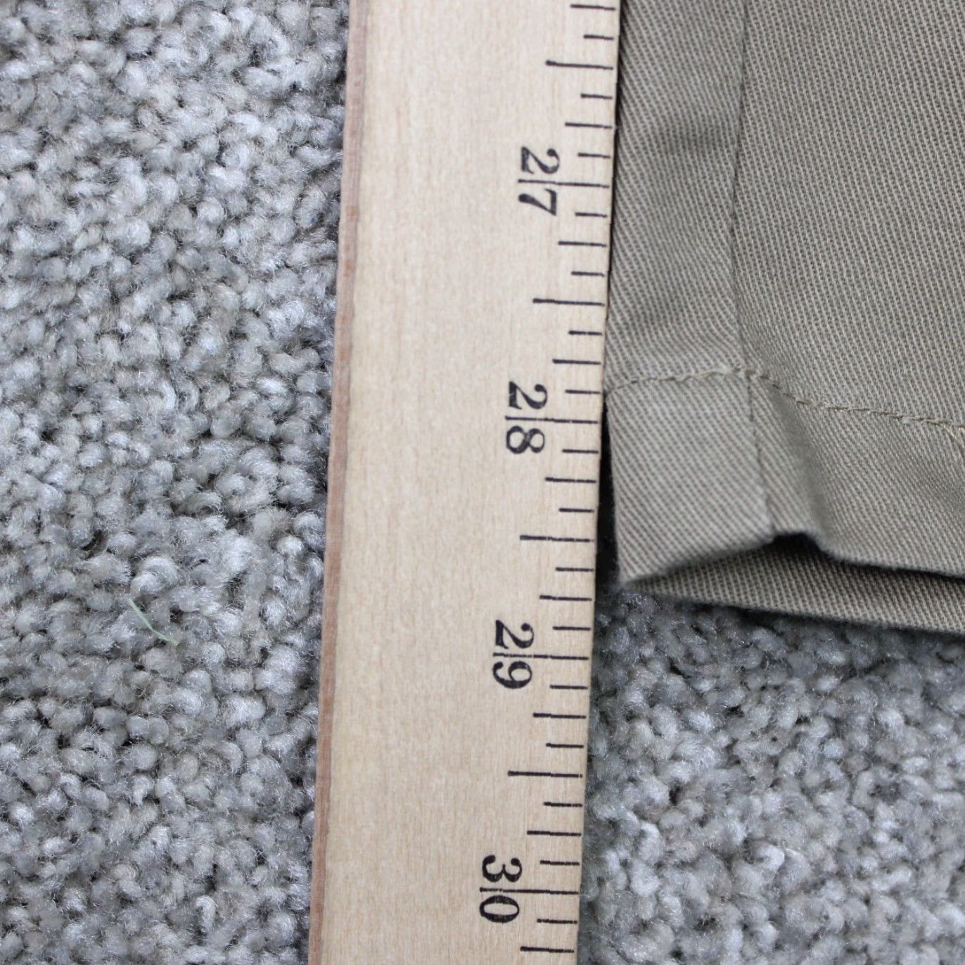 Dockers DOCKERS Signature Khaki Chino Pants Mens 38 x 29 Beige Classic Fit Flat Front Front Zip Button Pockets Stretch Size US 38 / EU 54 - 4 Thumbnail