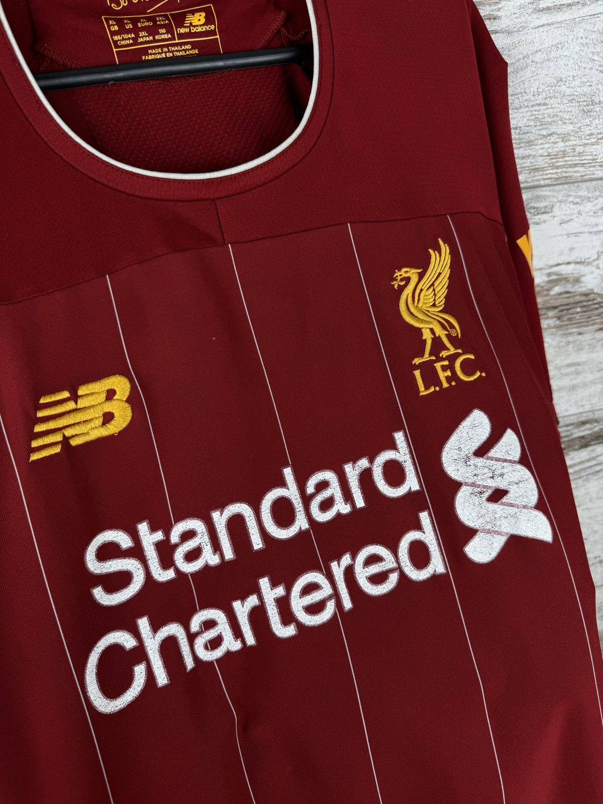 New Balance Mens Vintage New Balance Liverpool FC T-shirt jersey y2k Size US XXL / EU 58 / 5 - 6 Thumbnail
