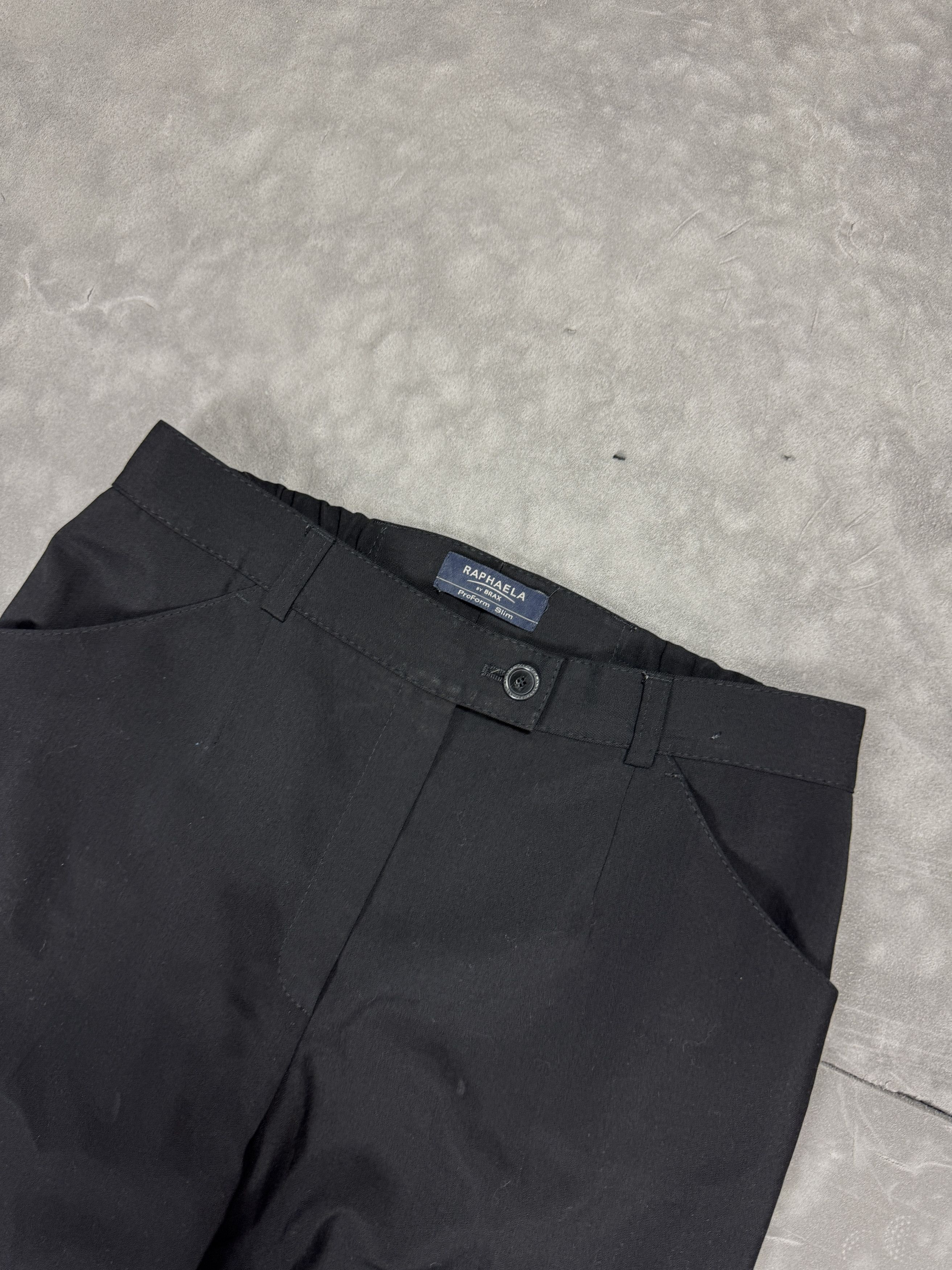 Vintage Vintage formal black pants baggy oversize y2k coquette Size 27" / US 4 / IT 40 - 4 Thumbnail