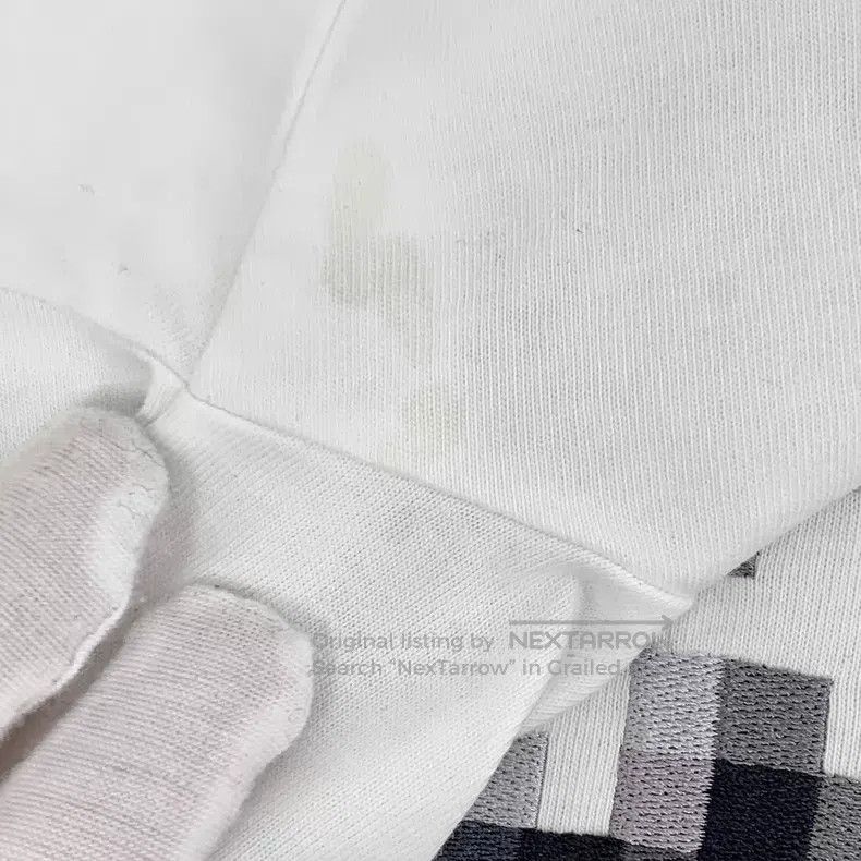 Loewe Loewe White Mosaic Logo Printed Cotton Short Sleeve T-Shir Size M / US 6-8 / IT 42-44 - 8 Thumbnail