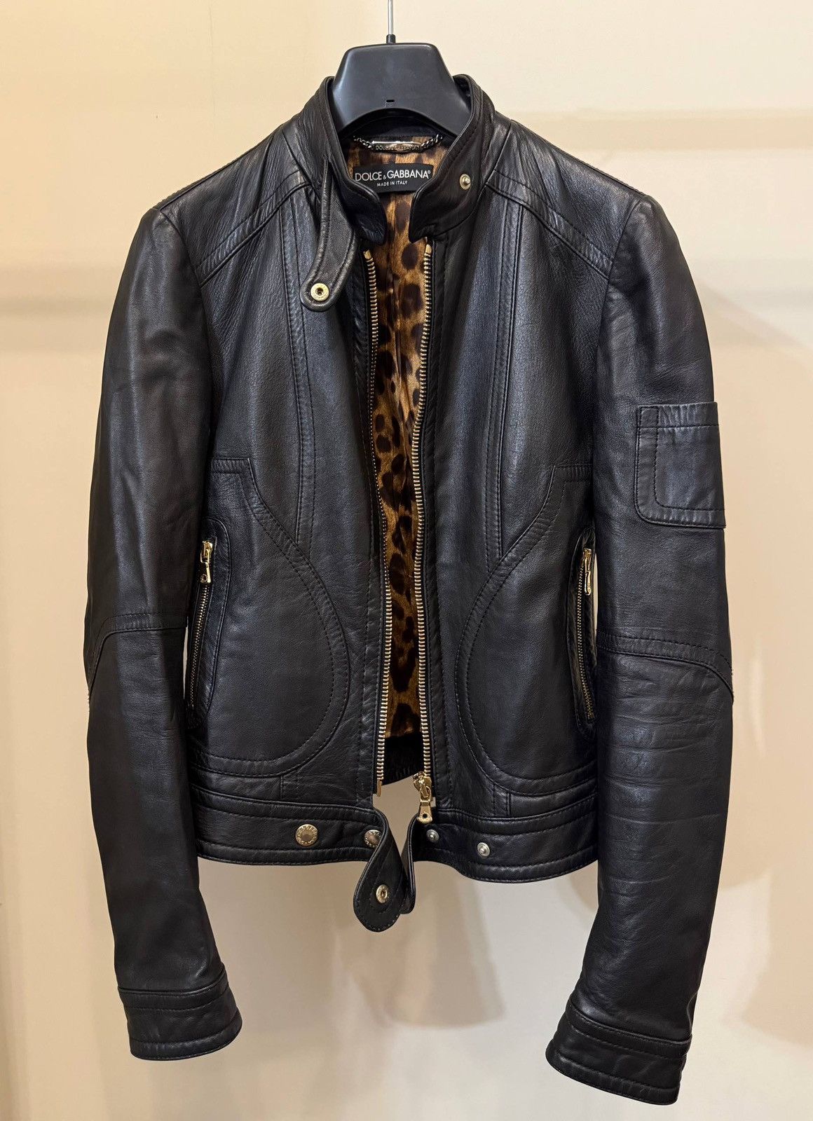 Dolce & Gabbana Dolce Gabbana leopard lether jacket Size XS / US 0-2 / IT 36-38 - 2 Thumbnail