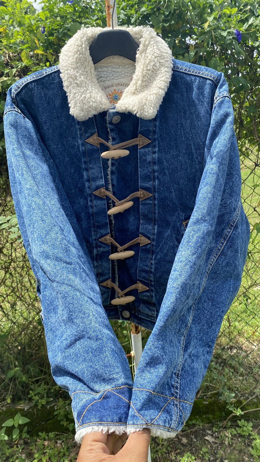 Japanese Brand Vintage Denim Sherpa Jacket Made in Japan Size US XL / EU 56 / 4 - 3 Thumbnail