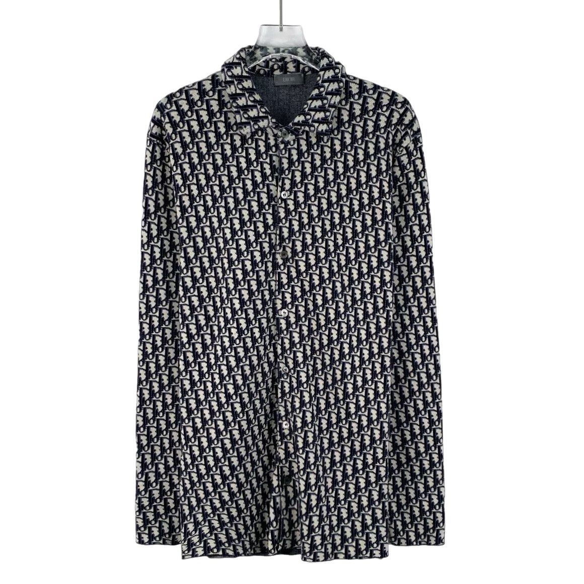 Dior Dior Oblique Jacquard Cotton Shirt S Size US S / EU 44-46 / 1 - 1 Thumbnail