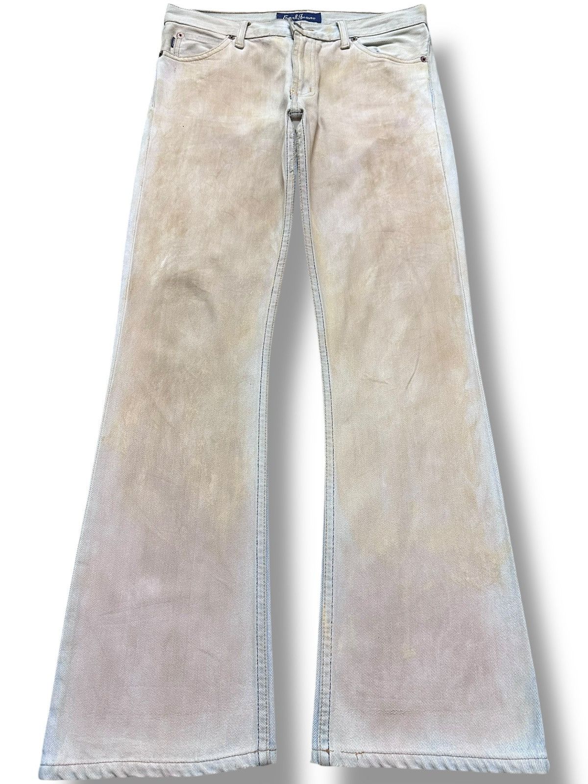 Earl Jeans Vintage Earl Jeans Flare Faded Mudwash Denim Size US 30 / EU 46 - 1 Thumbnail