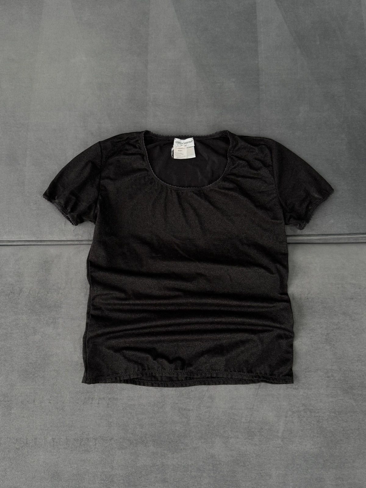 Dolce & Gabbana D&G Dolce&Gabbana Intimo Vintage 90s Sexy Mesh T