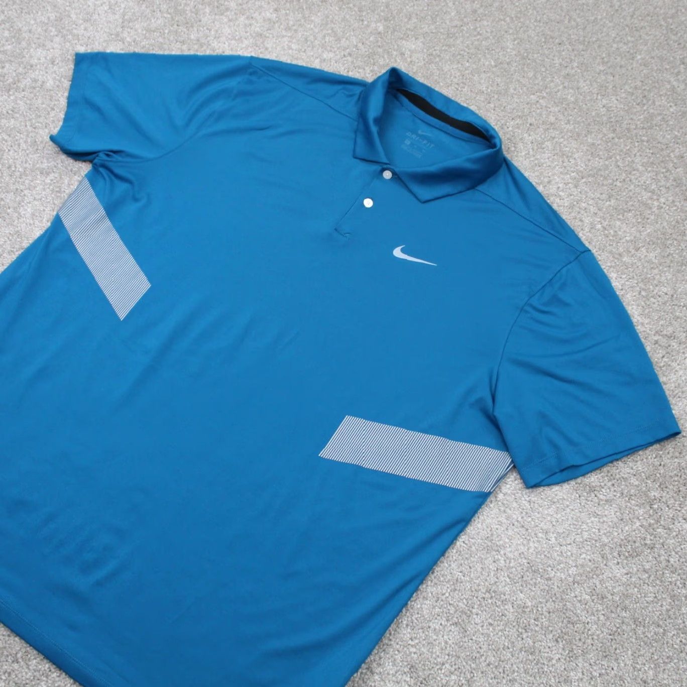 Nike Nike Vapor Polo Shirt Mens XL Blue Nike Dri-Fit Golf Polo Short Sleeve Shirt Size US XL / EU 56 / 4 - 3 Thumbnail