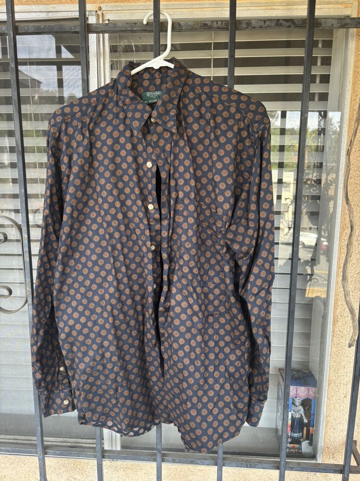 Vintage gitman bros shirt medium Foulard Paisley Floral