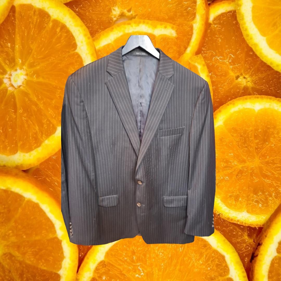 Lauren Ralph Lauren Lauren Ralph Lauren Black Pinstripe 2 Piece Suit Size 44L Size 44R - 2 Thumbnail