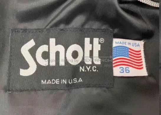Schott Schott 642 Straight Lapel Leather Jacket Size US XXS / EU 40 - 7 Thumbnail