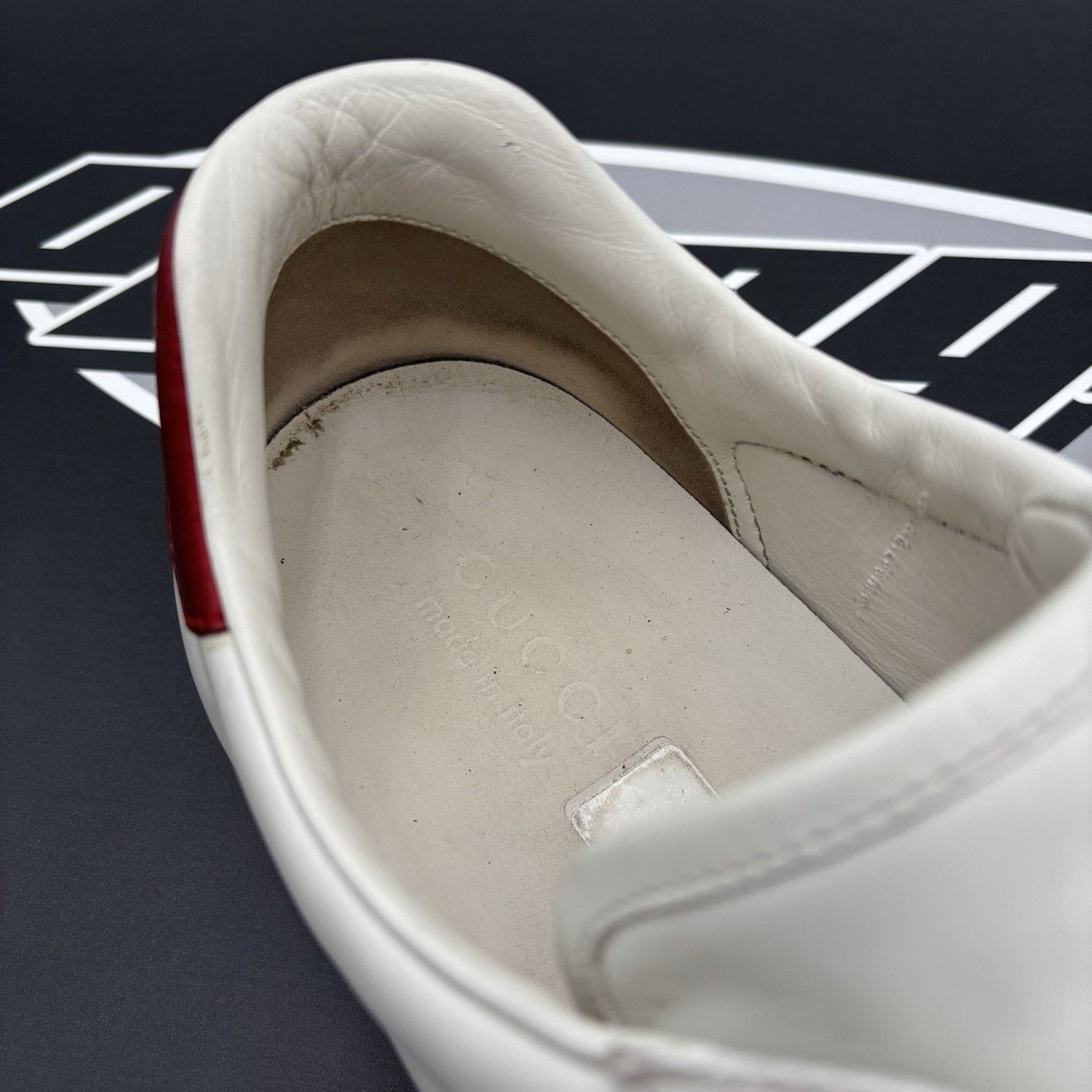 Gucci (11.5 US) - Gucci Ace Gucci Stripe ‘ White, Red ‘ Size US 11.5 / EU 44-45 - 7 Thumbnail