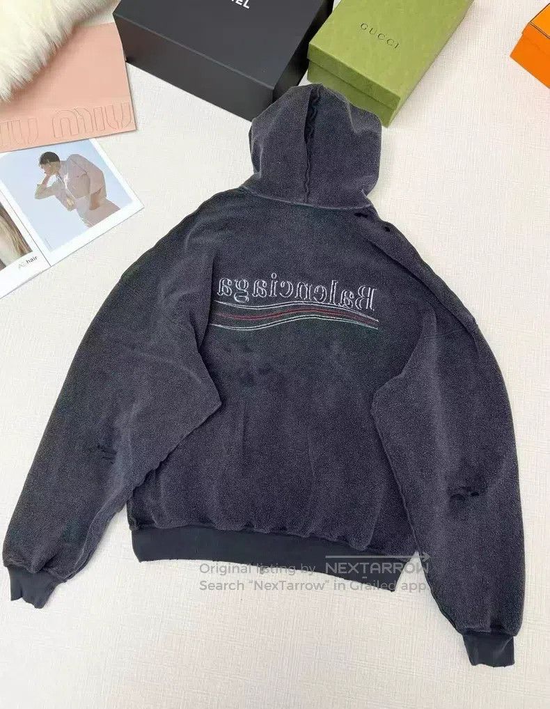 Balenciaga Balenciaga Reversible Reverse Wearing Coke Logo Hoodie Size US M / EU 48-50 / 2 - 2 Thumbnail