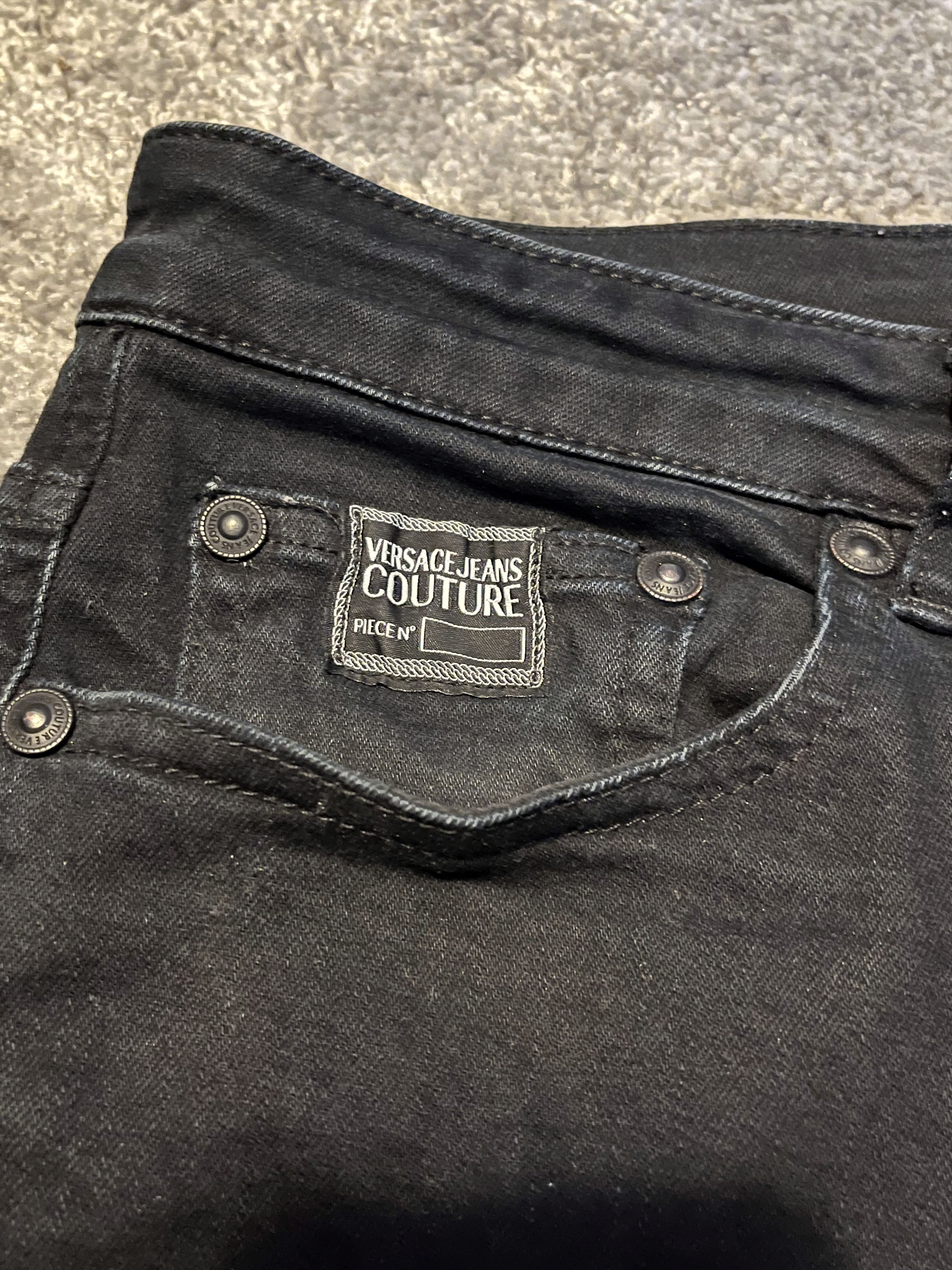 Versace Jeans Couture Versace Couture Patch Slim Fit Jeans Size US 33 - 4 Thumbnail