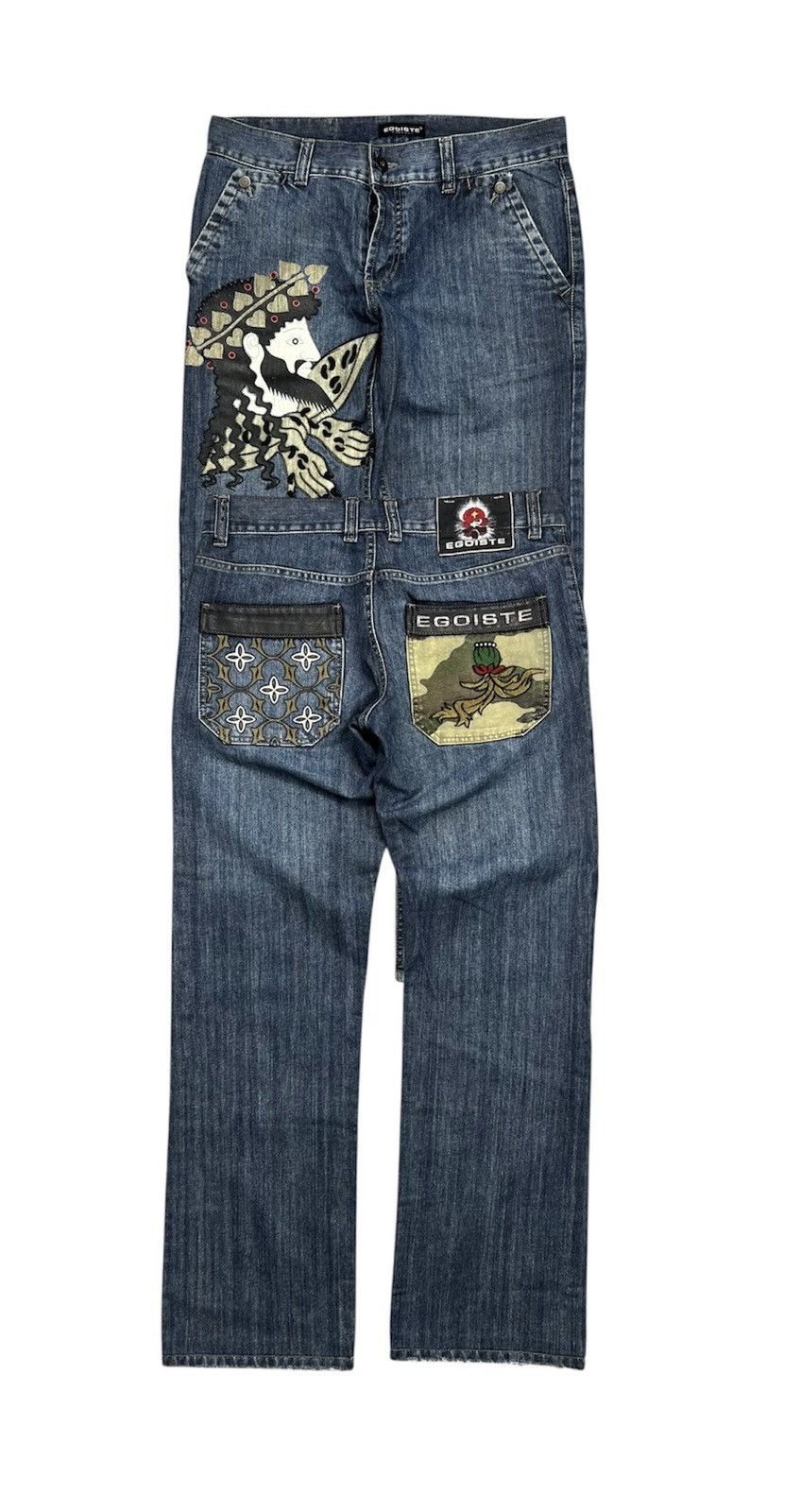 Other Pants Egoiste Perfect Hip Hop Rap Jeans Vintage Size US 32 / EU 48 - 1 Thumbnail