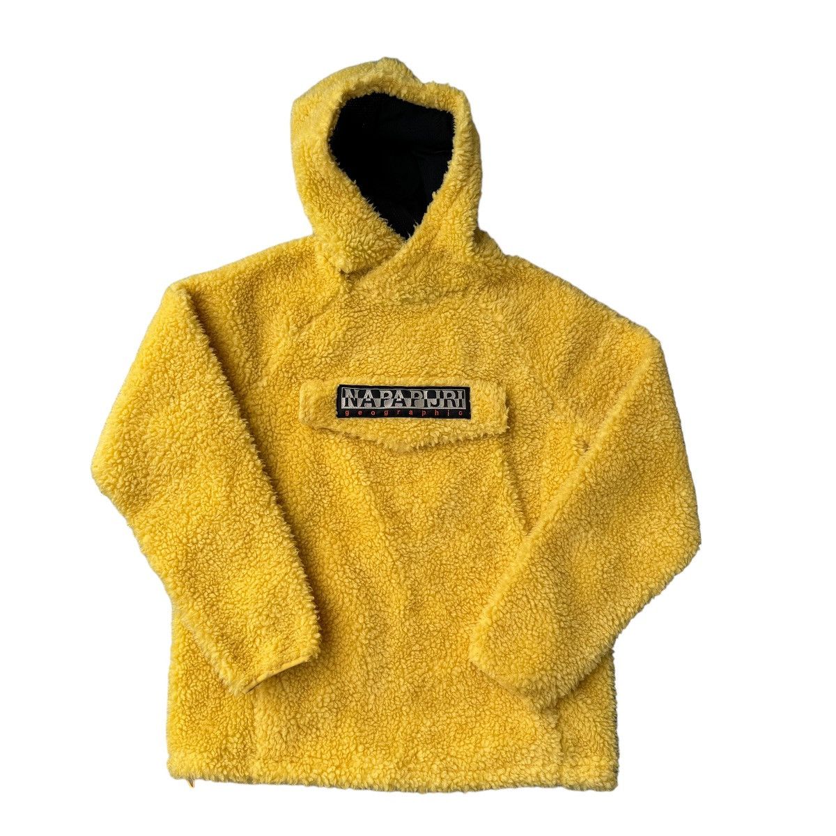 Designer × Napapijri × Patagonia MSRP $250 Napapijri Geographic Telve Oversized Sherpa Hoodie Size US M / EU 48-50 / 2 - 8 Thumbnail