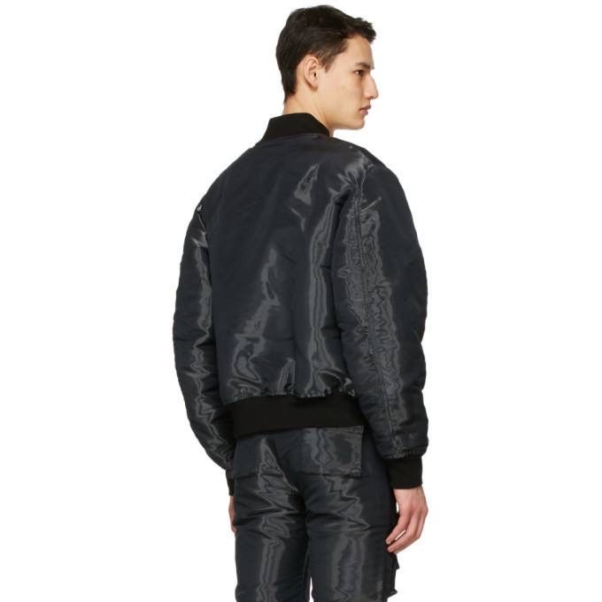 Givenchy Givenchy Black Patch Wet Effect Bomber Jacket Mens XL Size US XL / EU 56 / 4 - 3 Thumbnail