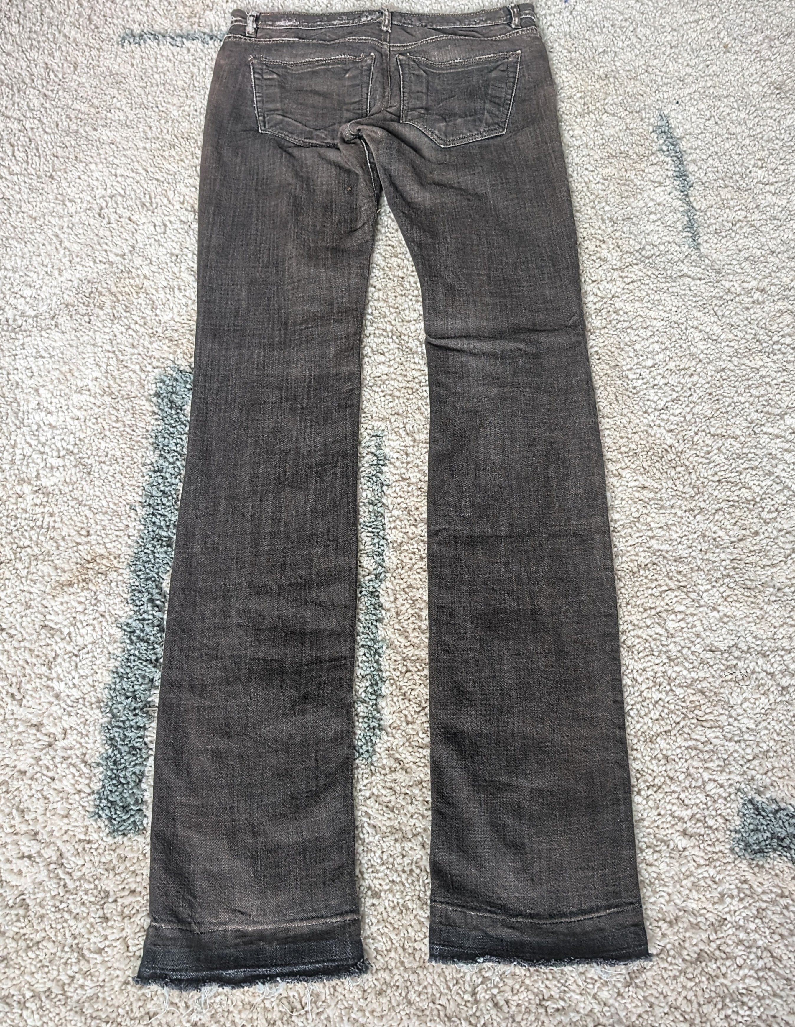 Rick Owens SOLD "Bitter" Detroit Cut Denim Rick Owens Olmar and Mirta Size US 29 - 3 Thumbnail