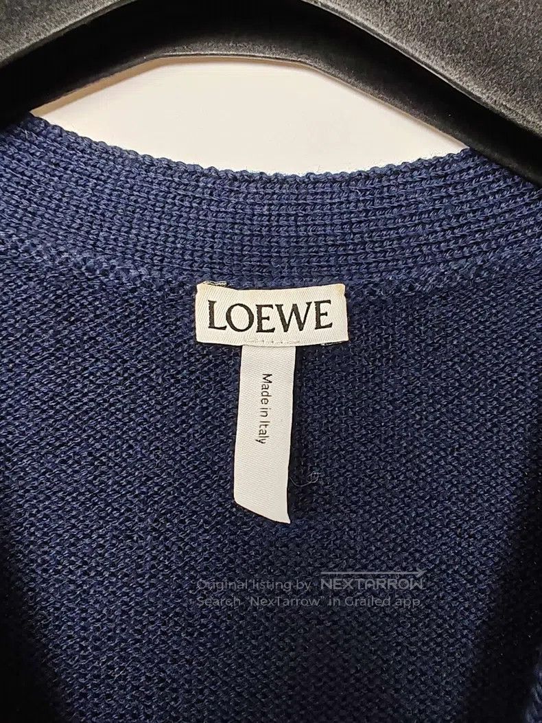 Loewe Loewe Women's Embroidered Logo Knit Cardigan Size S / US 4 / IT 40 - 3 Thumbnail