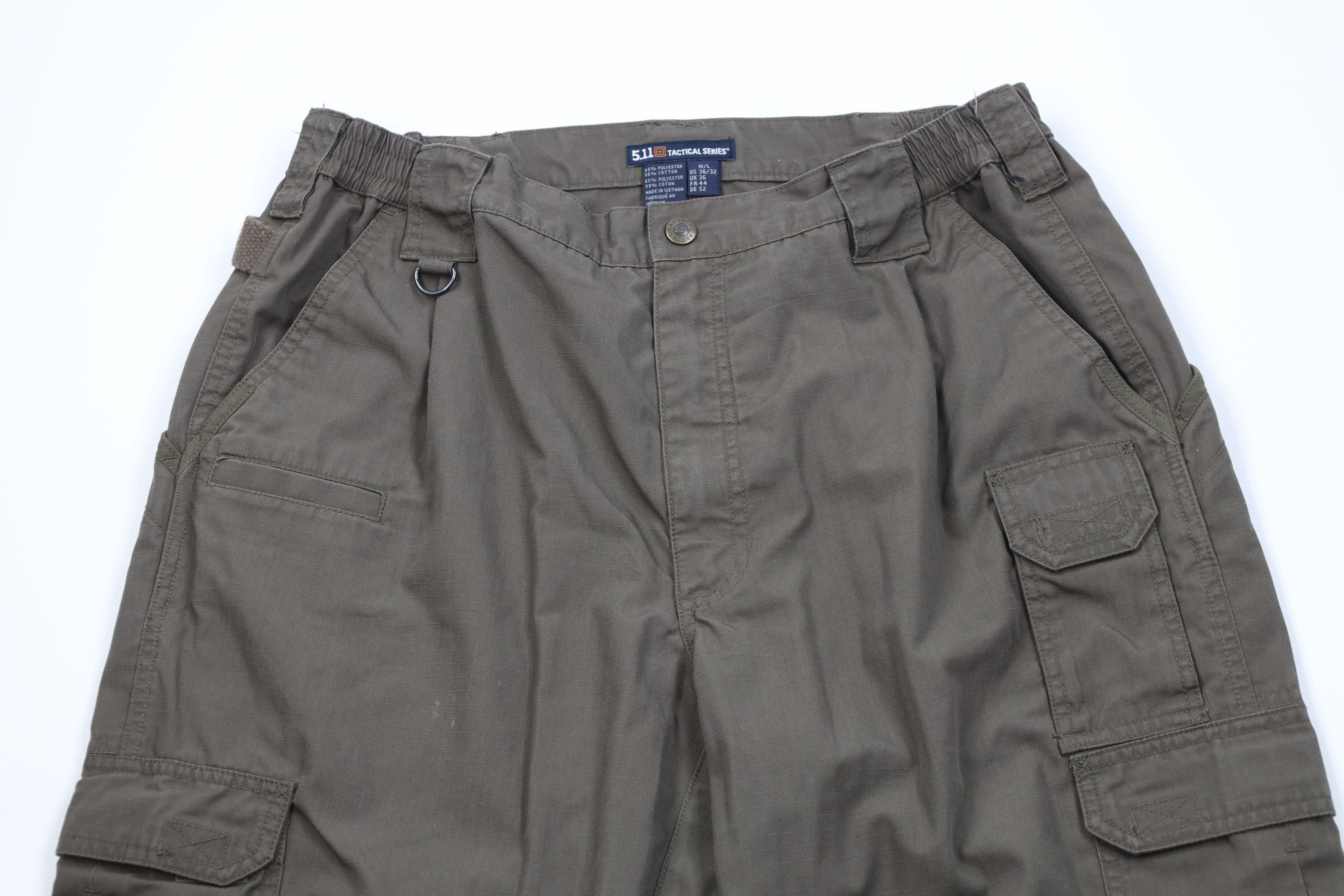Vintage 5.11 Tactical Series Pro Ripstop Uniform Cargo Pants Green Size US 36 / EU 52 - 2 Thumbnail