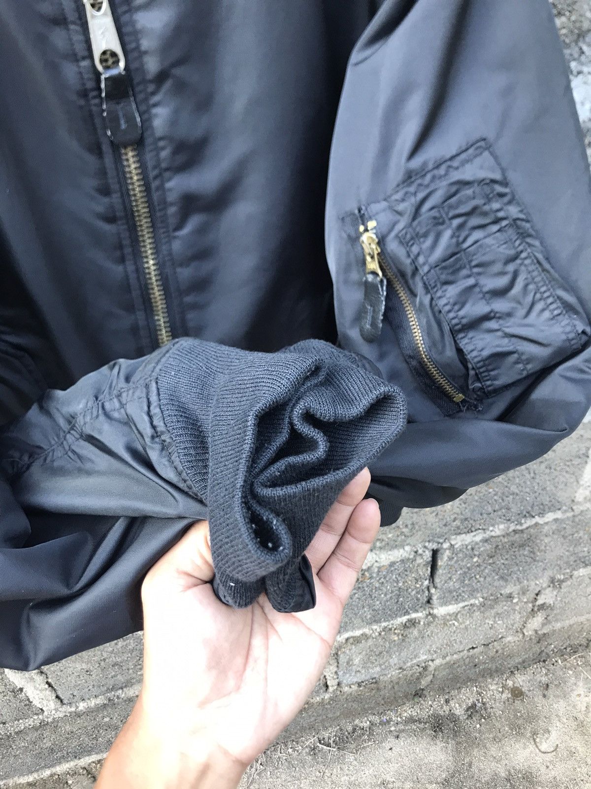 Other ⚡️Vintage Ma-1 Air Force Reversable Bomber Jacket Size US M / EU 48-50 / 2 - 7 Thumbnail