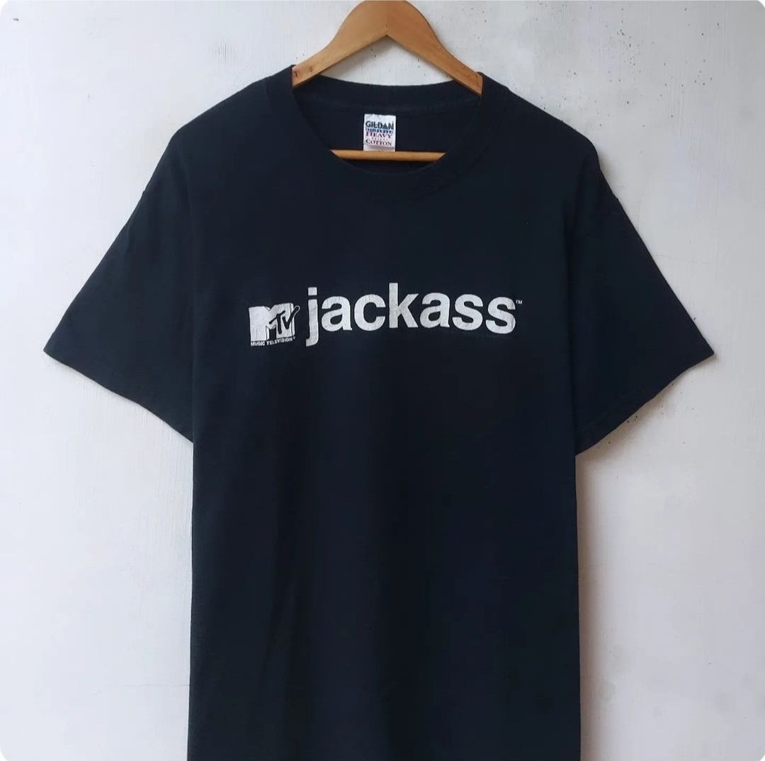 Mtv × Vintage VTG 2005 MTV JACKASS TSHIRT Size US L / EU 52-54 / 3 - 2 Thumbnail